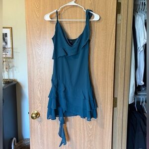 Lulu's Elegant Teal Dress